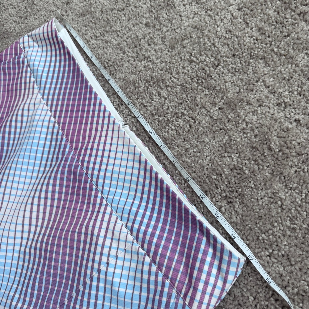 Nike Golf Womens Dri-FIT Plaid Skort Purple Blue Athletic 377309-460 Size 12 - Picture 3 of 6